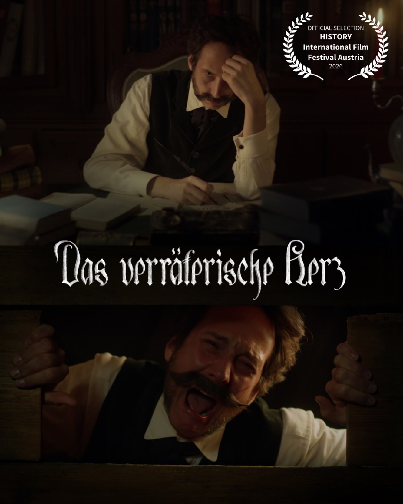 Wir freuen uns sehr die Tage beim @history_filmfestival mit "Das verräterische Herz" dabei zu sein! Wer den Film noch nicht gesehen hat: das Festival stellt die Filme online noch ein paar Tage zum Stream bereit 🎬 zudem findet ihr dort noch viele andere tolle Historienfilme!

#edgarallanpoe #indiefilms #thetelltaleheart